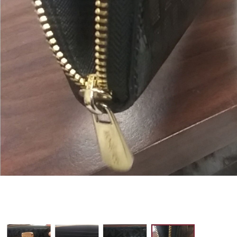 Black mk wallet used but good condition